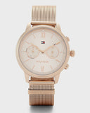 Tommy Hilfiger Blake Quartz Gold Dial Gold Mesh Bracelet Watch for Women - 1782303 Authentic Buy Shop Now