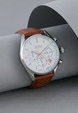 Hugo Boss Champion White Dial Brown Leather Strap Watch for Men - 1513879 Authentic Buy Shop Now