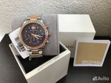 Michael Kors Brinkley Blue Dial Two Tone Steel Strap Watch for Women - MK6205 Authentic Buy Shop Now