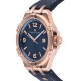 Maurice Lacroix Aikon Limited Edition Blue Dial Blue Leather Strap Watch For Men - AI6008-BRZ01-420-1 Authentic Buy Shop Now