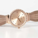 Guess Chiffon Rose Gold Dial Mesh Bracelet Watch For Women - W1083L3 Authentic Buy Shop Now