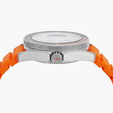 Michael Kors Maritime Three-Hand Analog Black Dial Orange Silicone Strap Watch for Men - MK9157 Authentic Buy Shop Now