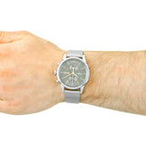 Hugo Boss Jet Chronograph Grey Dial Silver Mesh Bracelet Watch for Men - 1513440 Authentic Buy Shop Now