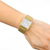 Guess White Dial Gold Mesh Bracelet Watch For Women - W0826L2 Authentic Buy Shop Now