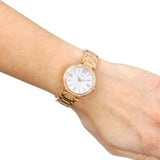 Guess Park Ave White Dial Rose Gold Steel Strap Watch for Women - W0767L3 Authentic Buy Shop Now