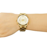 Michael Kors Briar Analog Gold Dial Gold Steel Strap Watch For Women - MK6464 Authentic Buy Shop Now