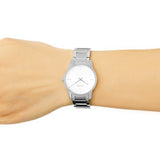 Calvin Klein City White Dial Silver Steel Strap Watch for Women - K2G23146 Authentic Buy Shop Now
