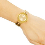 Movado Bold Gold Dial Gold Steel Strap Watch For Women - 3600382 Authentic Buy Shop Now