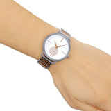 Michael Kors Portia Quartz Silver Dial Two Tone Steel Strap Watch For Women - MK3709 Authentic Buy Shop Now