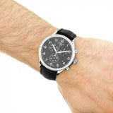 Tissot Chrono XL Classic Black Dial Black Leather Strap Watch For Men - T116.617.16.057.00 Authentic Buy Shop Now