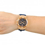 Guess Limelight Blue Dial Blue Silicone Strap Watch For Women - W1053L1 Authentic Buy Shop Now
