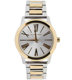 Michael Kors Hartman Quartz White Dial Two Tone Steel Strap Watch For Women - MK3521 Authentic Buy Shop Now