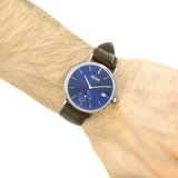 Hugo Boss Corporal Blue Dial Brown Leather Strap Watch for Men - 151363 Authentic Buy Shop Now