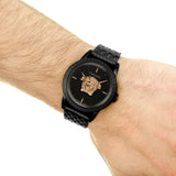 Versace Palazzo Empire Quartz Black Dial Black Steel Strap Watch For Men - VEDB00518 Authentic Buy Shop Now