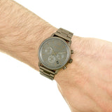 Hugo Boss Attitude Green Dial Green Steel Strap Watch for Men - 1513610 Authentic Buy Shop Now