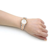 Daniel Wellington Iconic Link White Dial Two Tone Steel Strap Watch For Women - DW00100359 Authentic Buy Shop Now