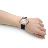 Guess Crown Jewel Diamonds White Dial Blue Rubber Strap Watch for Women - GW0411L2 Authentic Buy Shop Now