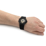 Maserati Potenza Automatic Black Dial Black Leather Strap Watch For Men - R8821108036 Authentic Buy Shop Now