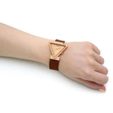 Guess Fame Quartz Rose Gold Dial Brown Leather Strap Watch For Women - GW0548L2 Authentic Buy Shop Now