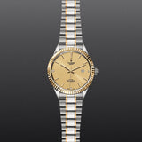 Tudor Style Automatic Diamonds Gold Dial Two Tone Steel Strap Watch for Men - M12713-0007 Authentic Buy Shop Now