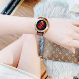 Versace Shadov Quartz Red Dial Red Leather Strap Watch for Women - VEBM00918 Authentic Buy Shop Now