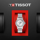 Tissot T Classic Carson Automatic White Dial Silver Steel Strap Watch For Women - T085.207.11.011.00 Authentic Buy Shop Now