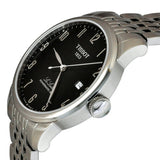 Tissot Le Locle Powermatic 80 Black Dial Silver Steel Strap Watch For Men - T006.407.11.052.00 Authentic Buy Shop Now