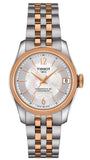 Tissot Ballade Powermatic 80 Cosc Mother of Pearl Dial Two Tone Steel Strap Watch For Women - T108.208.22.117.01 Authentic Buy Shop Now