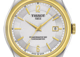 Tissot Ballade Powermatic 80 Chronometer Silver Dial Two Tone Steel Strap Watch For Men - T108.408.22.037.00 Authentic Buy Shop Now