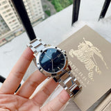 Burberry The City Black Dial Silver Stainless Steel Strap Watch for Women - BU9001 Authentic Buy Shop Now