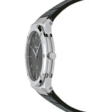 Salvatore Ferragamo F-80 Classic Black Dial Black Leather Strap Watch for Men - SFDT00219 Authentic Buy Shop Now