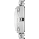Emporio Armani Gianni T-Bar Quartz White Dial Silver Steel Strap Watch For Women - AR11405 Authentic Buy Shop Now
