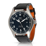 IWC Pilot's Mark XVIII 40mm Black Dial Black Leather Strap Watch for Men - IW327001 Authentic Buy Shop Now