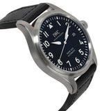 IWC Pilot's Mark XVIII 40mm Black Dial Black Leather Strap Watch for Men - IW327001 Authentic Buy Shop Now