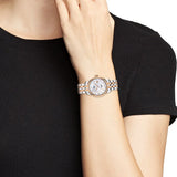 Tissot Le Locle Automatic Lady Mother of Pearl Dial Two Tone Steel Strap Watch For Women - T006.207.22.116.00 Authentic Buy Shop Now