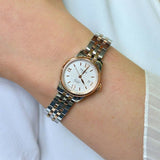 Tissot Le Locle Automatic Small Lady Silver Dial Two Tone Steel Strap Watch For Women - T41.2.183.33 Authentic Buy Shop Now