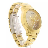 Guess Crush Gold Dial Gold Steel Strap Watch For Women - GW0020L2 Authentic Buy Shop Now