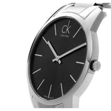 Calvin Klein City Black Dial Silver Steel Strap Watch for Men - K2G21161 Authentic Buy Shop Now