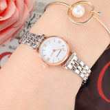 Emporio Armani Mother of Pearl Dial Two Tone Steel Strap Watch For Women - AR1689 Authentic Buy Shop Now