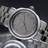 Marc Jacobs Marc Silver Dial Silver Steel Strap Watch for Women - MBM3173 Authentic Buy Shop Now