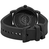 Emporio Armani Luigi Quartz Black Dial Black Silicon Strap Watch For Men - AR11071 Authentic Buy Shop Now