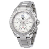 Tag Heuer Aquaracer White Dial Silver Steel Strap Watch for Men - CAY1111.BA0927 Authentic Buy Shop Now