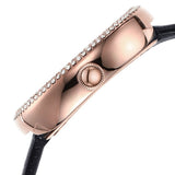 Emporio Armani Rosa Quartz Mother Of Pearl White Dial Black Leather Strap Watch For Women - AR11356 Authentic Buy Shop Now