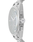Emporio Armani Chronograph Green Dial Silver Steel Strap Watch For Men - AR11480 Authentic Buy Shop Now