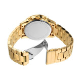 Michael Kors Ritz Chronograph Gold Dial Gold Steel Strap Watch For Women - MK6484 Authentic Buy Shop Now