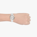 Fossil FB-01 Analog White Dial White Ceramic Strap Watch for Women - CE1107 Authentic Buy Shop Now