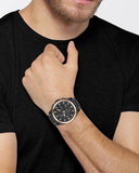 Hugo Boss Grand Prix Black Dial Black Steel Strap Watch for Men - 1513578 Authentic Buy Shop Now