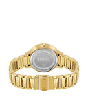 Hugo Boss Signature Gold Dial Gold Steel Strap Watch for Women - 1502541 Authentic Buy Shop Now