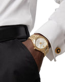 Versace Hellenyium Analog White Dial Gold Steel Strap Watch for Men - VEVK00720 Authentic Buy Shop Now