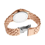 Michael Kors Harlowe Rose Gold Dial Rose Gold Steel Strap Watch For Women - MK4710 Authentic Buy Shop Now